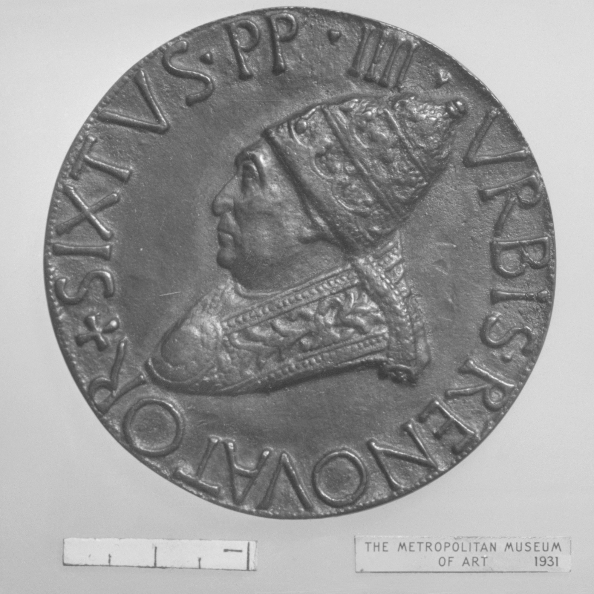 Bronze Medal of Pope Sixtus IV