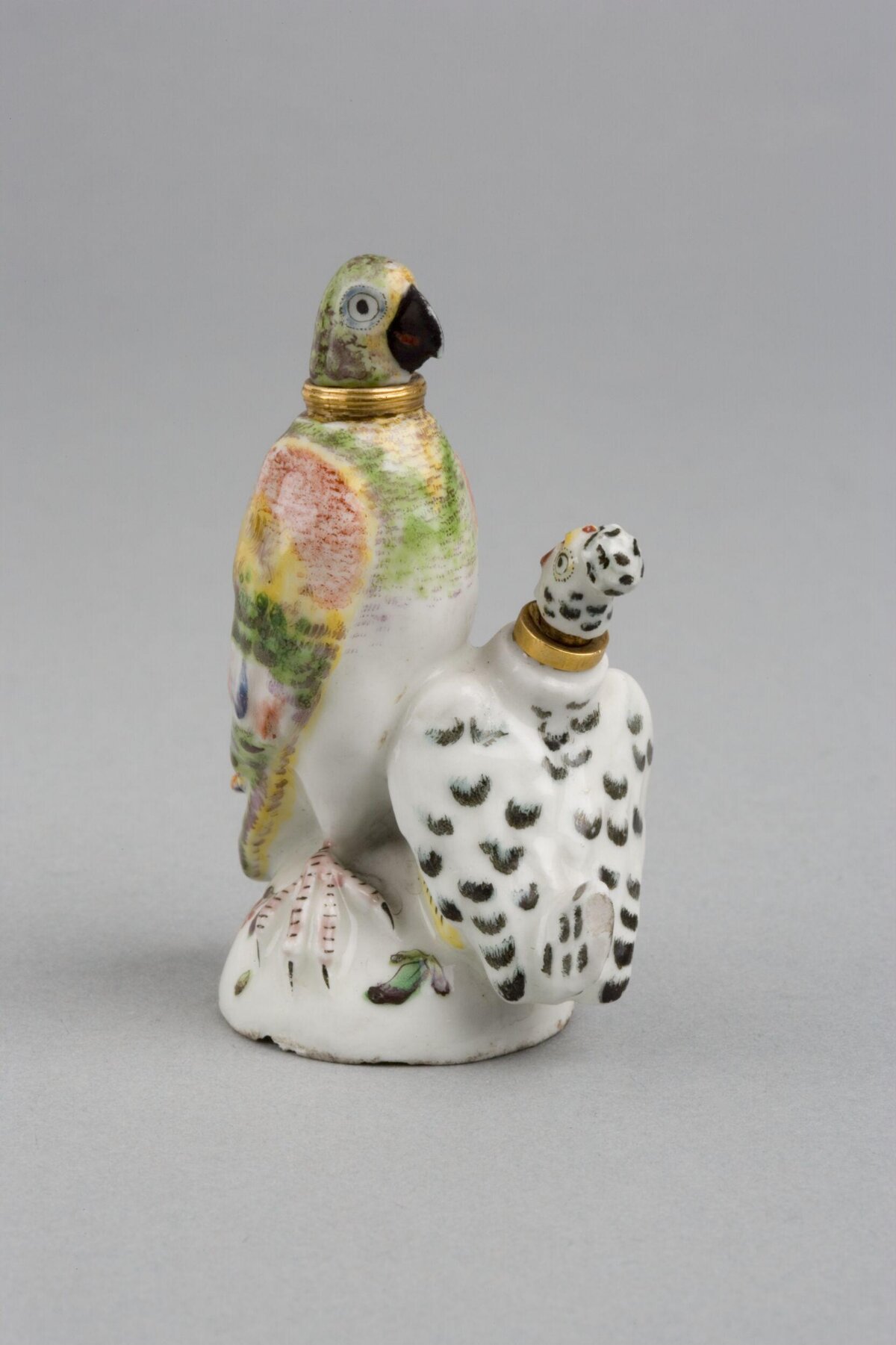 Porcelain Double Bird Scent Bottle