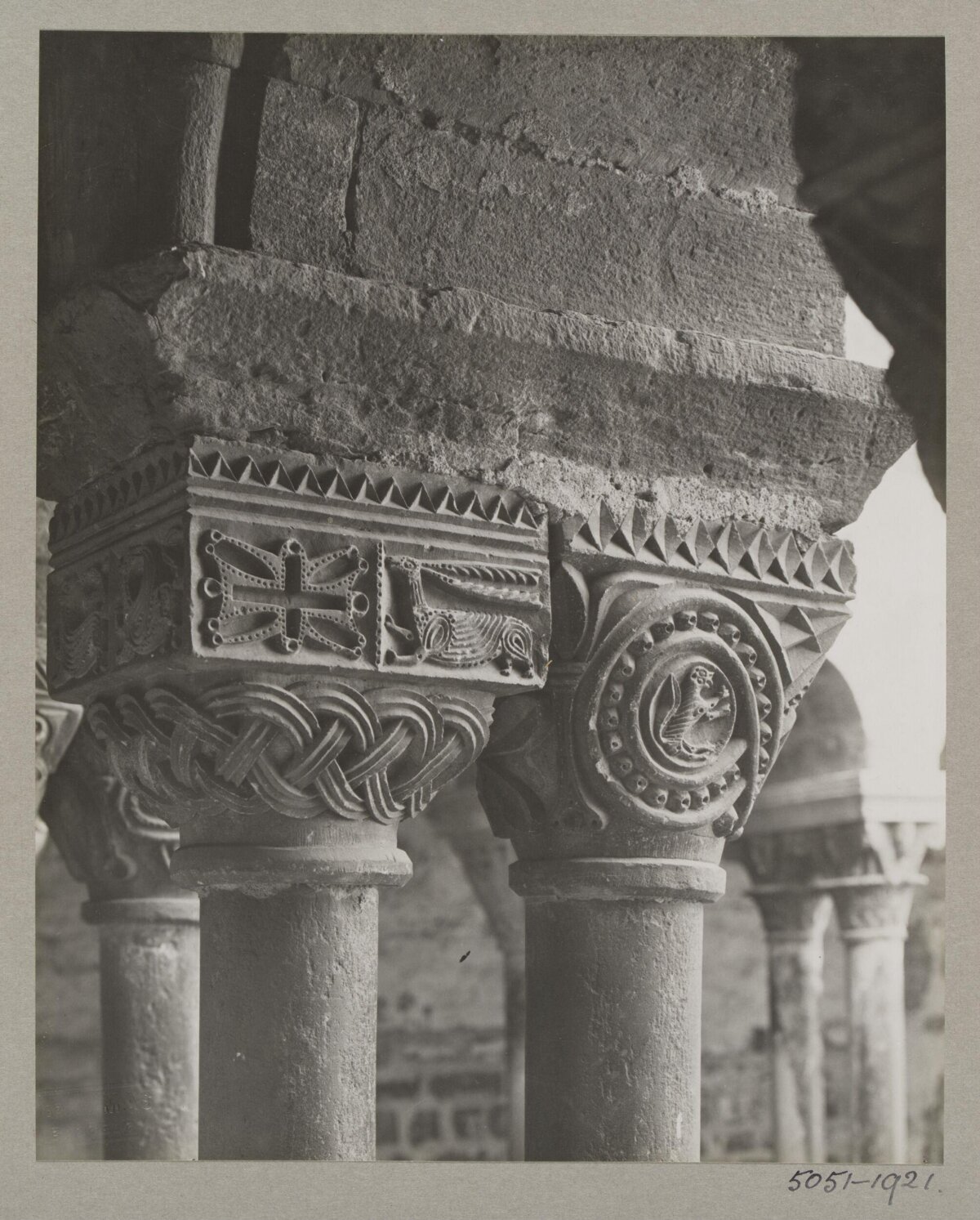 Carved Medieval Column Capitals