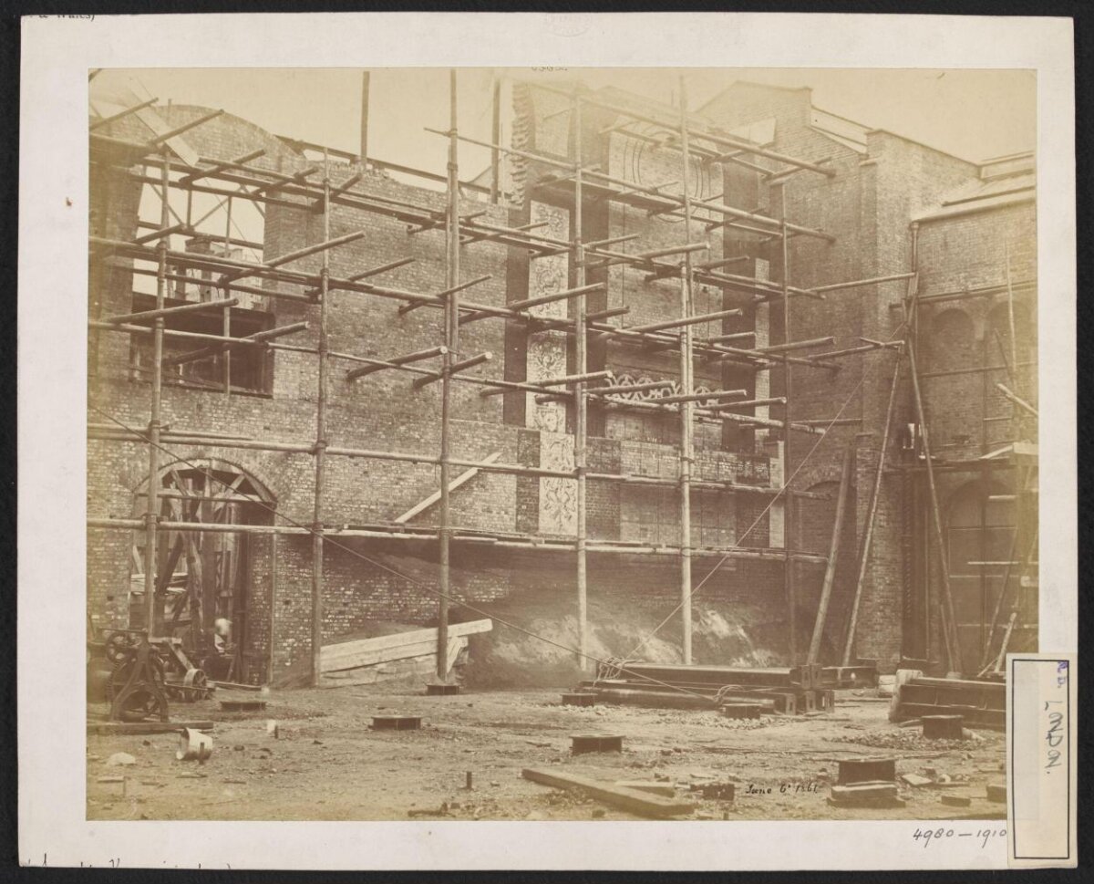 1861 Brick Building Construction Site