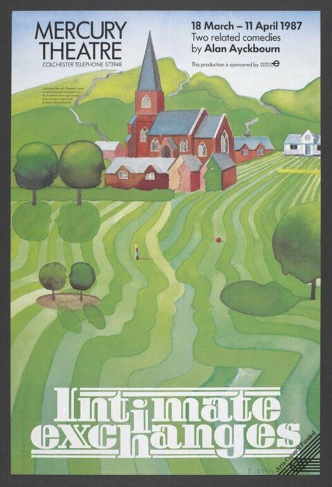 1987 Intimate Exchanges Theatre Poster