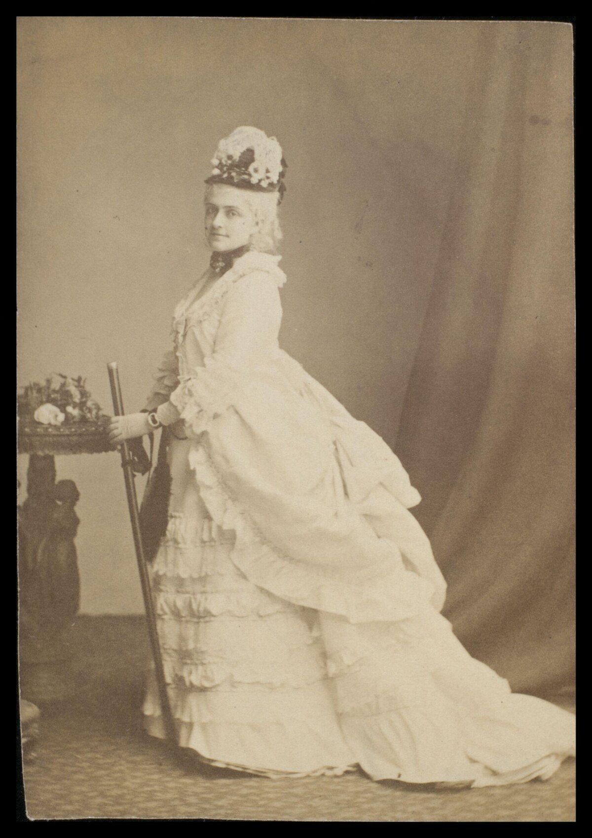 Vintage Studio Portrait of Victorian Woman