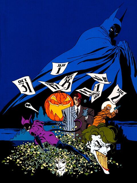 Batman Comic Cover with Villains