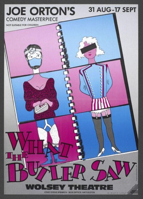 What The Butler Saw Theatre Poster