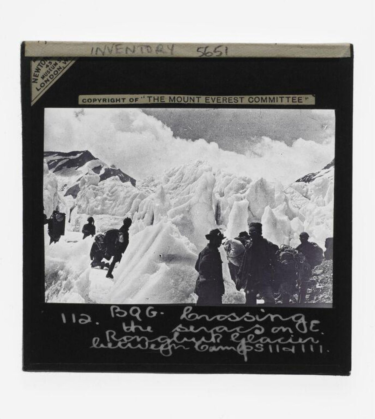 Crossing Seracs on Rongbuk Glacier