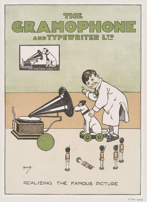 Vintage Gramophone Company Advertisement