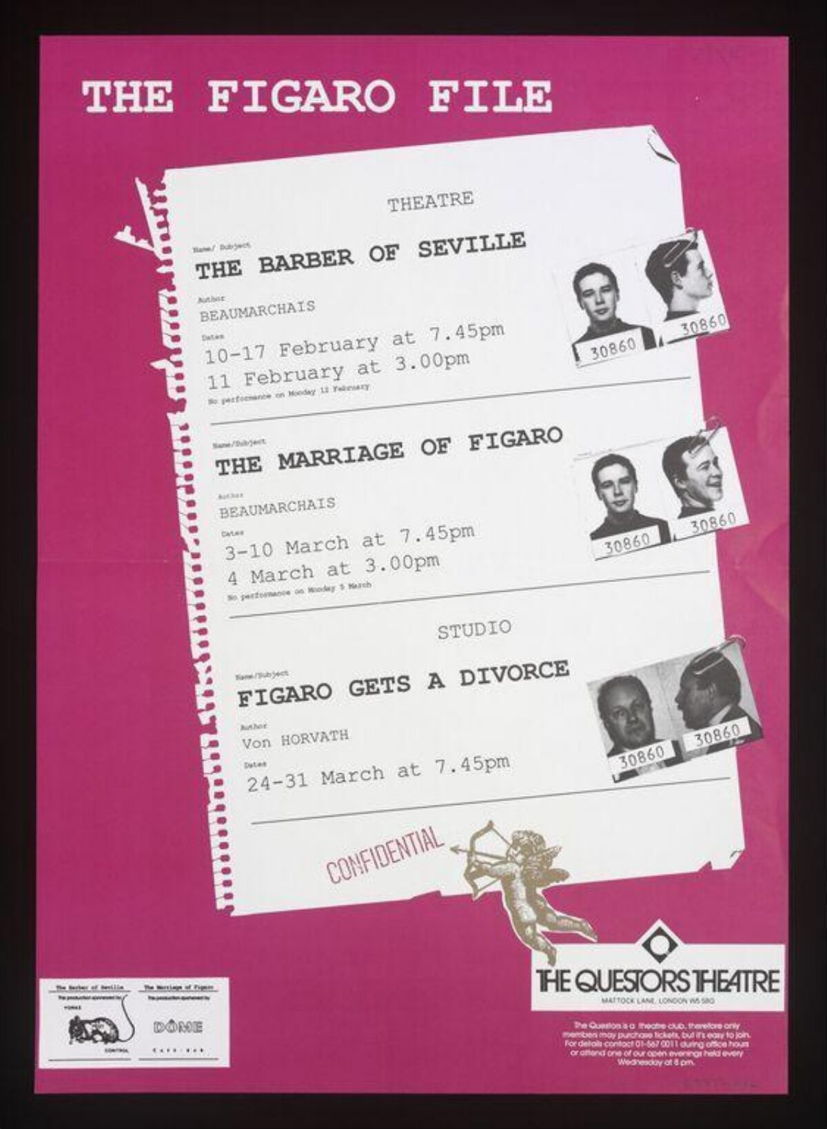 The Figaro File Theatre Poster