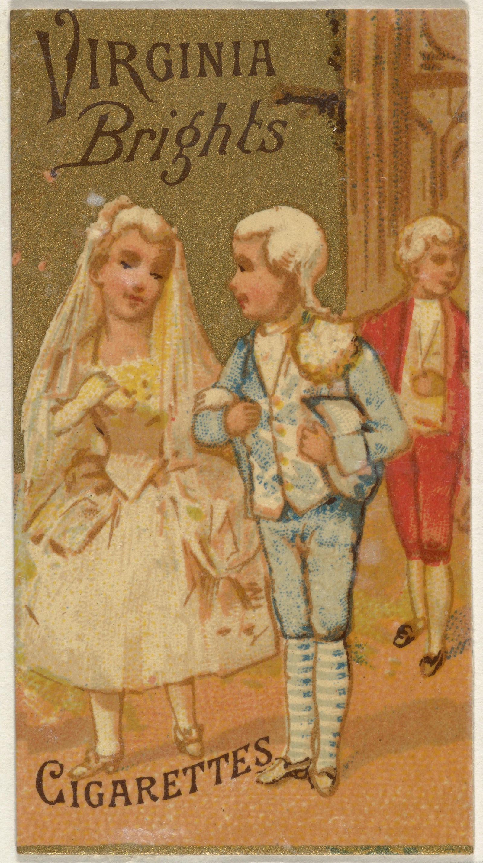 Virginia Brights Cigarettes Trade Card