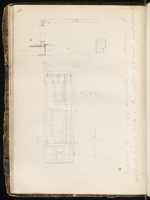 Hand-drawn Architectural Floor Plan Sketch
