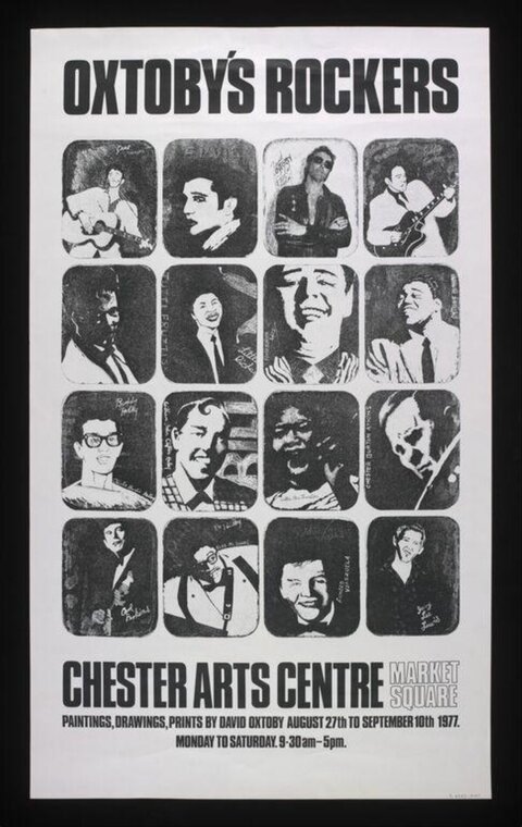 Oxtoby's Rockers Exhibition Poster