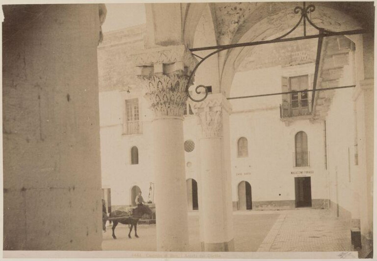 Vintage Historic Courtyard Colonnade