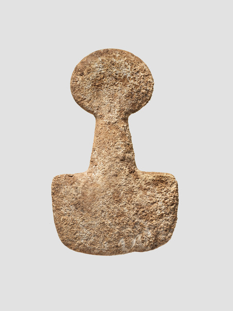 Ancient Schematic Stone Figurine
