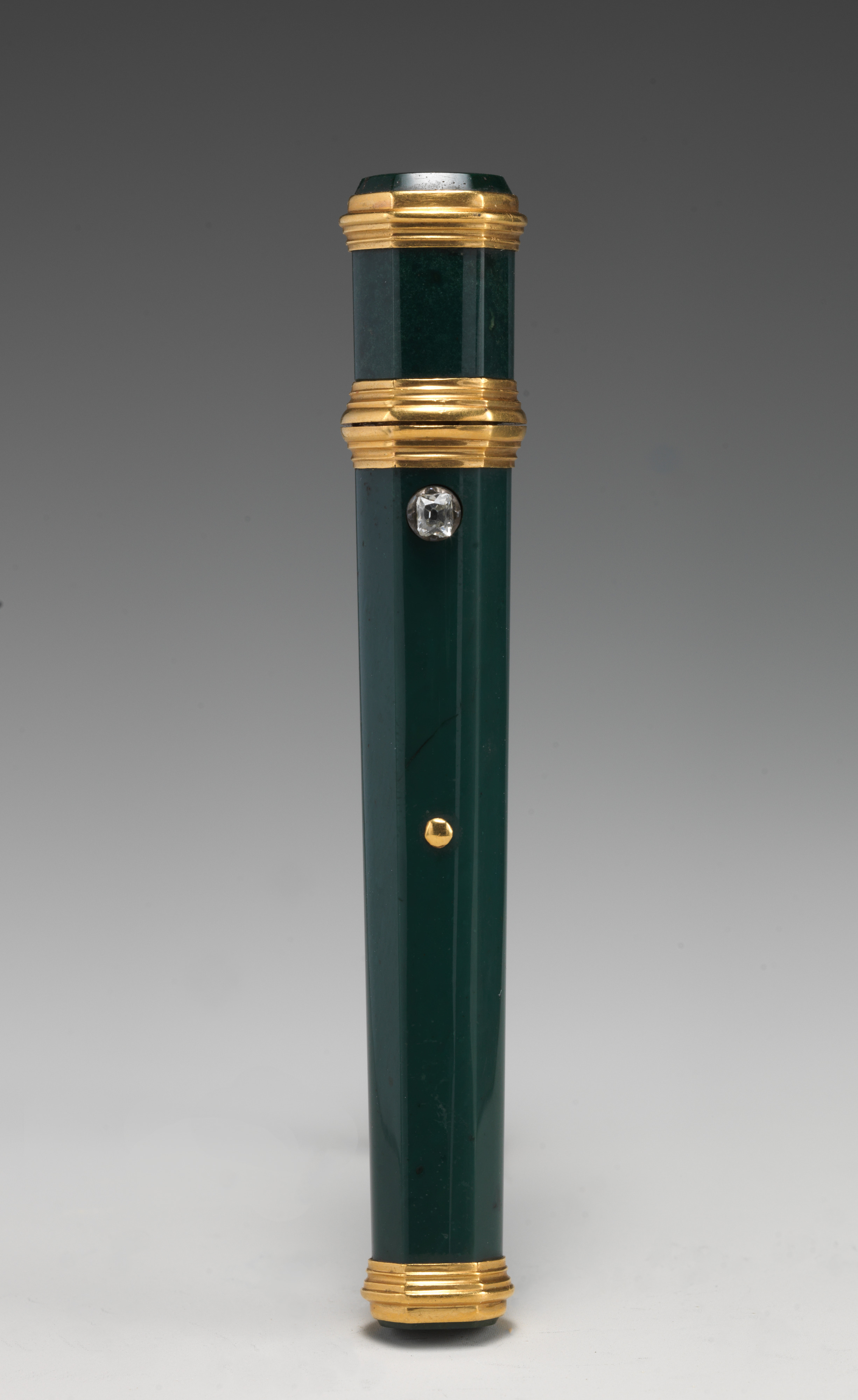 Gold Inlaid Dark Green Gem Pen