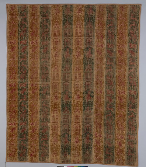 Antique Vertical Striped Pattern Tapestry