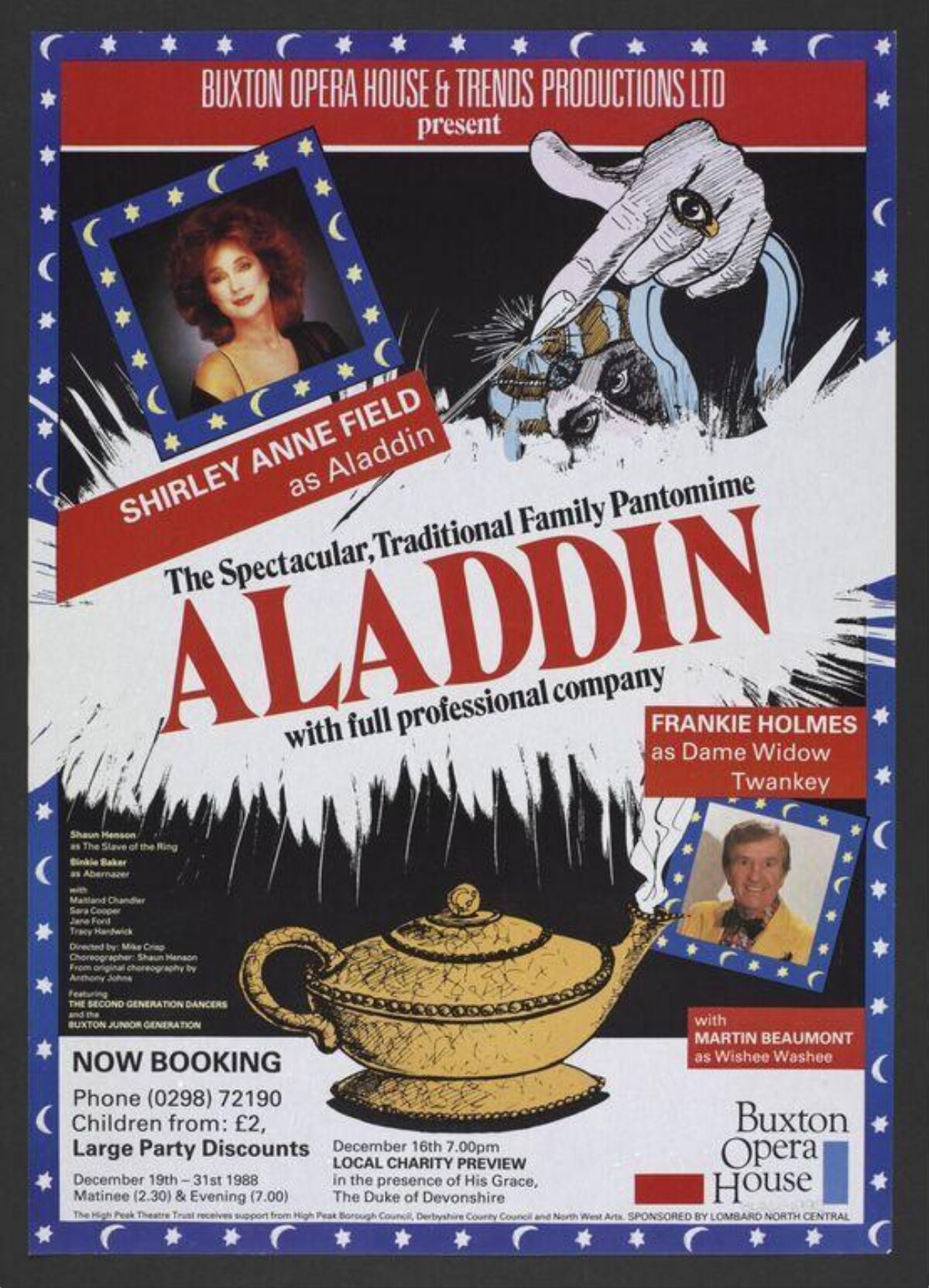 1988 Aladdin Pantomime Poster