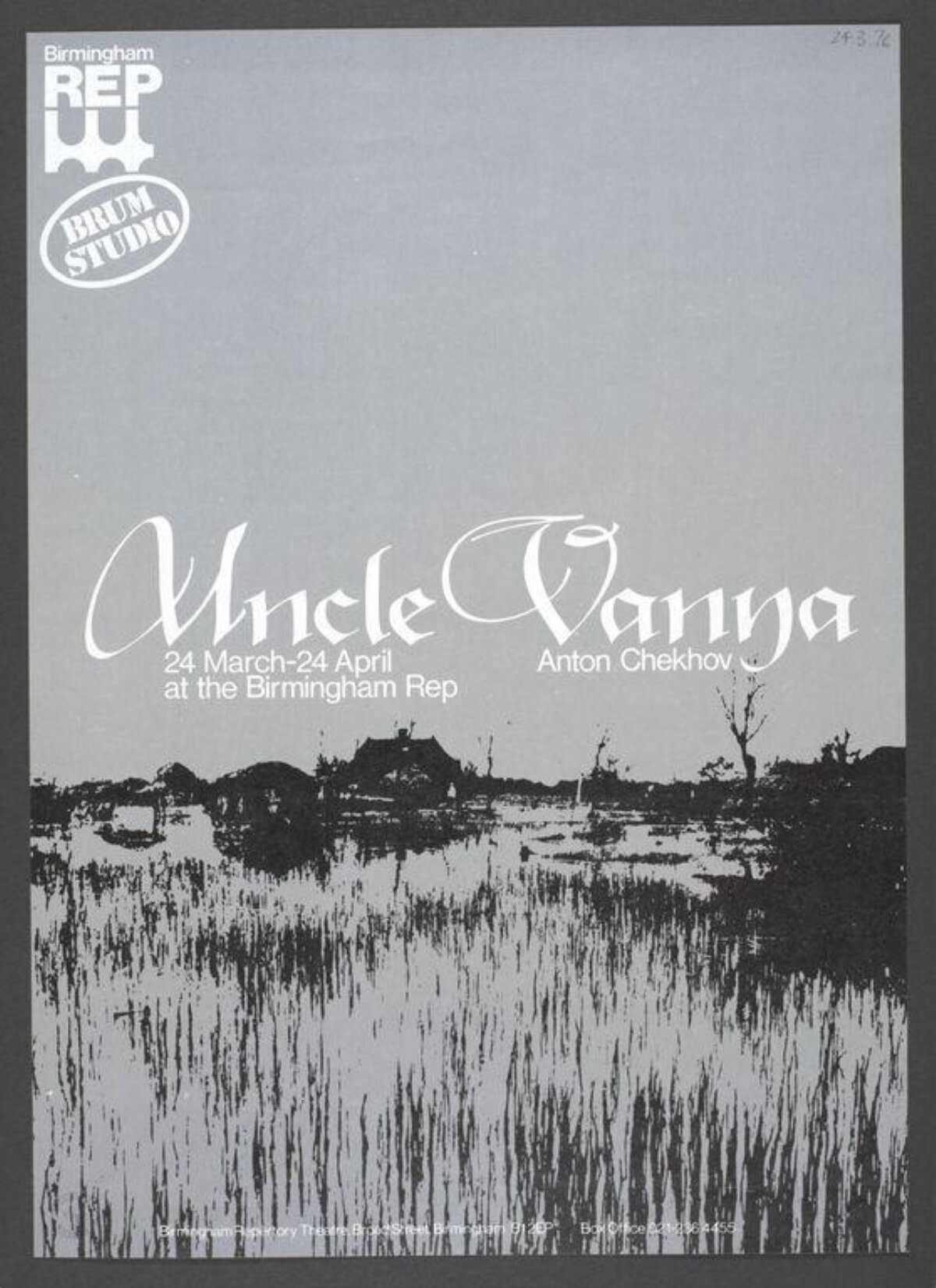 Uncle Vanya Theater Play Poster
