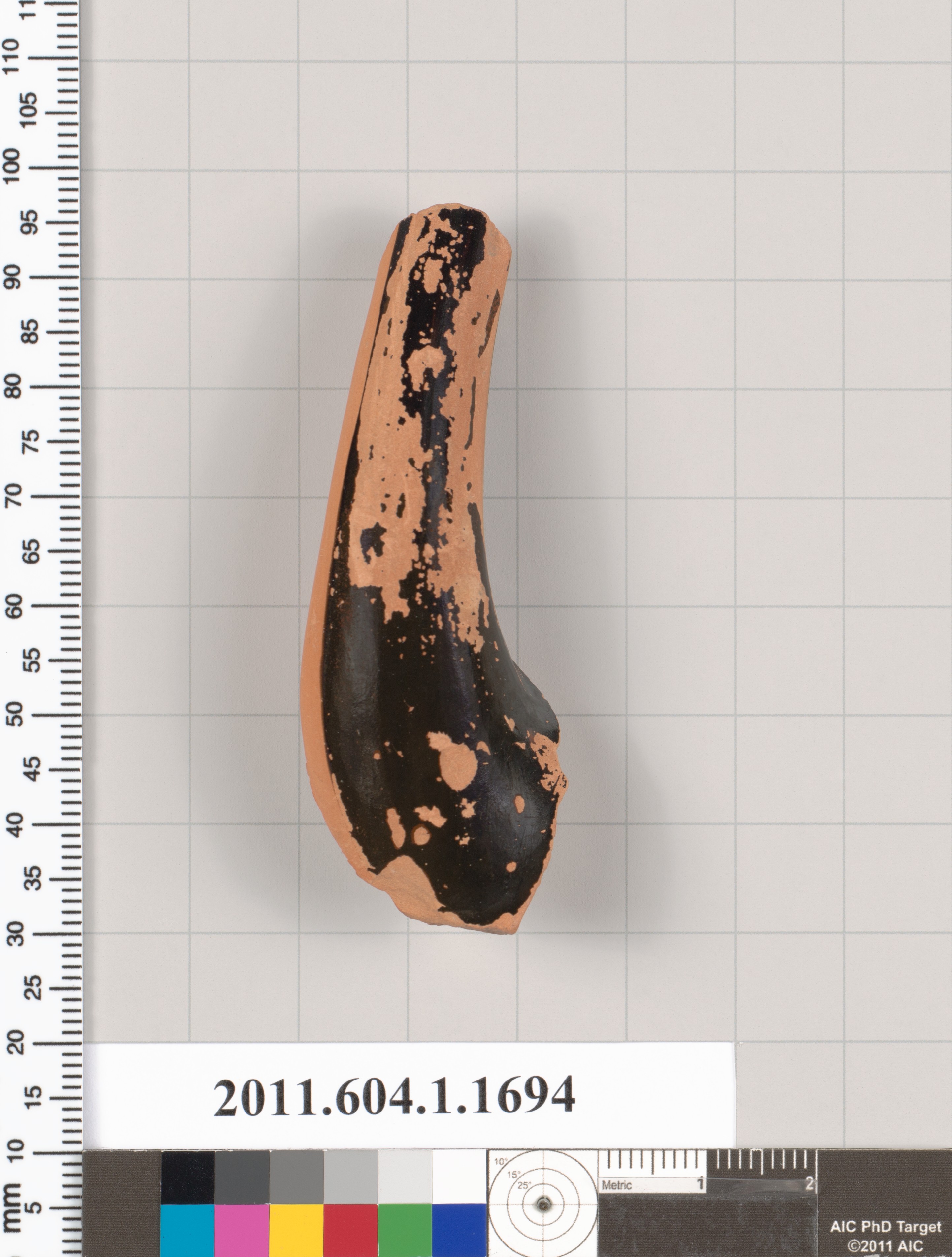 Ancient Pottery Handle Fragment