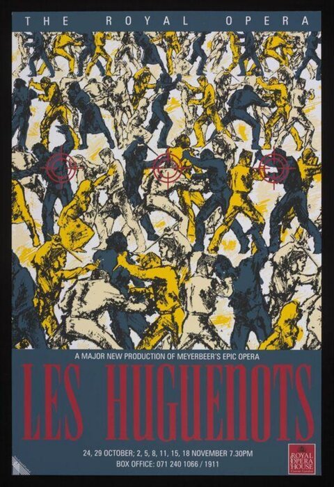 Royal Opera Les Huguenots Poster