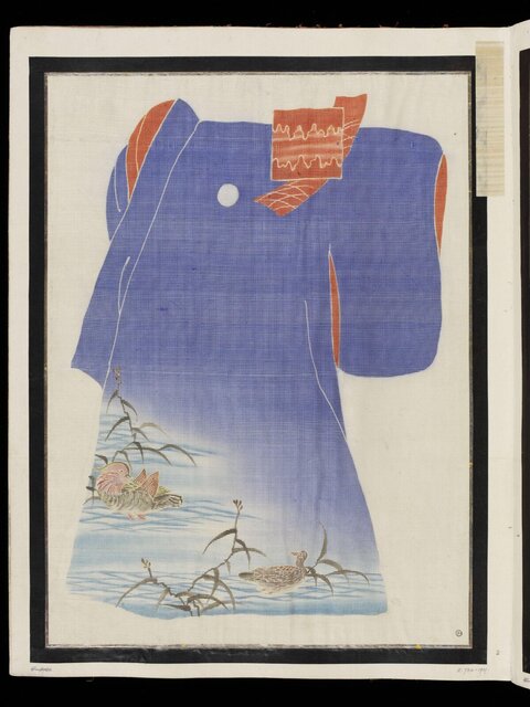 Kimono Design with Mandarin Ducks