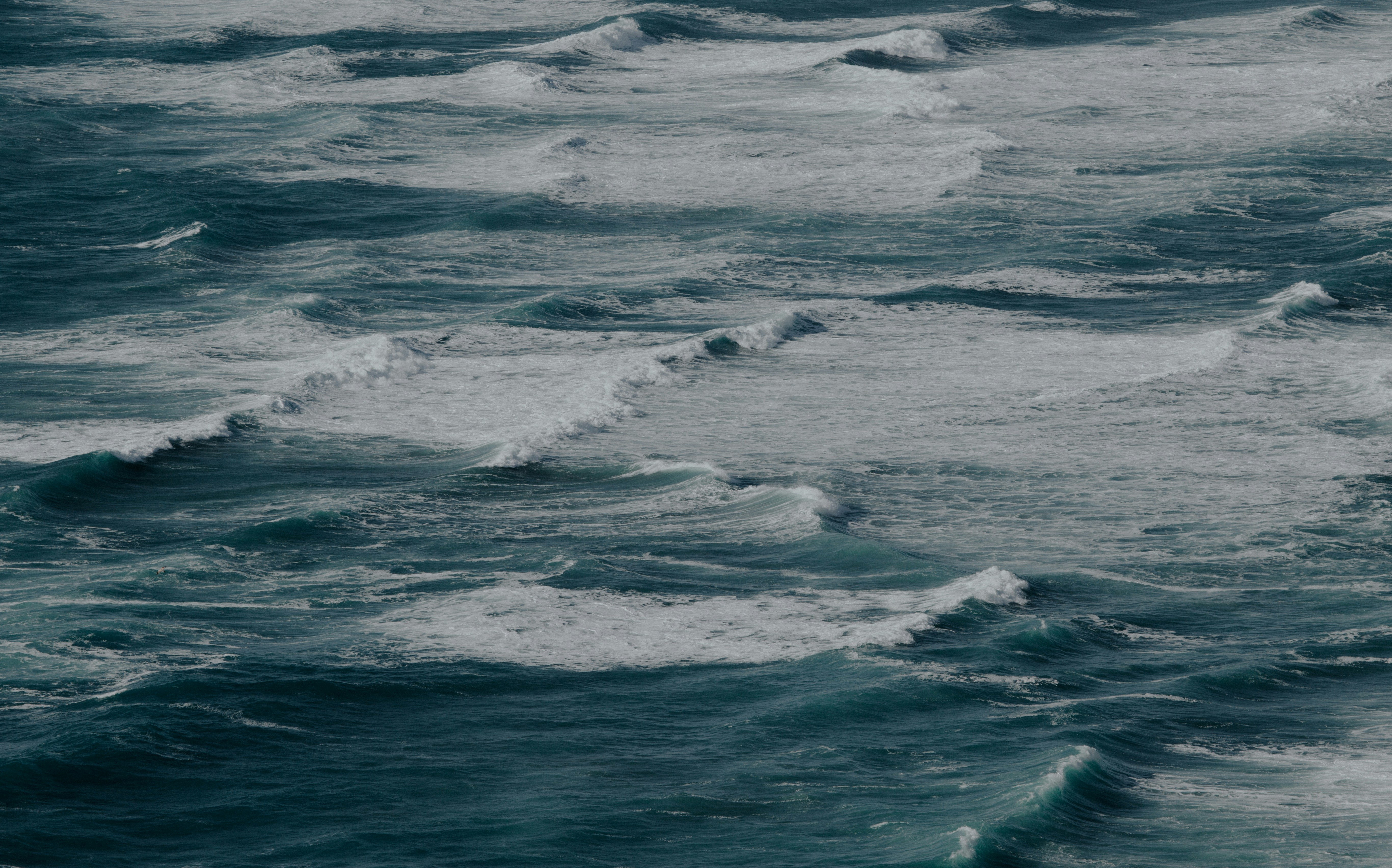 Turbulent Open Ocean Waves