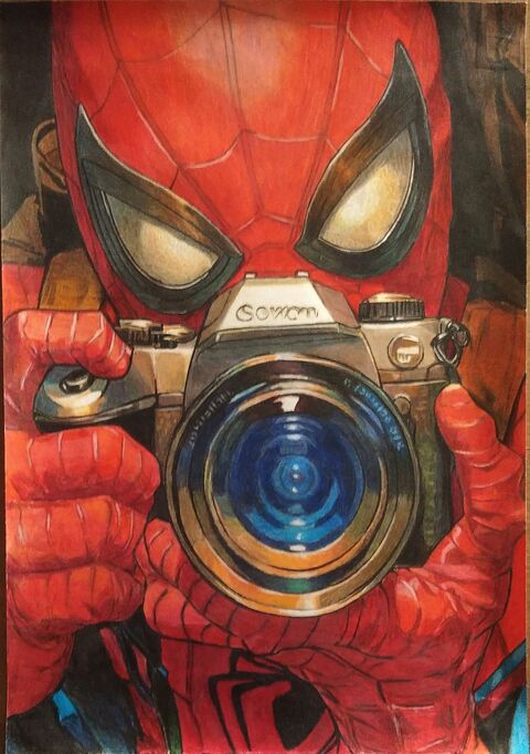 Spider-Man Taking a Selfie