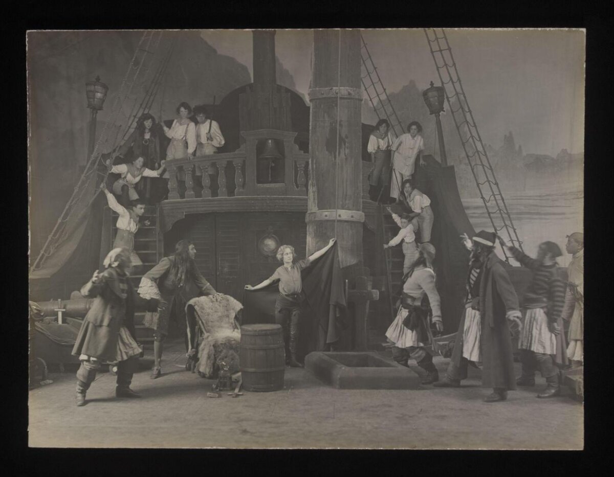 Pirate Ship Stage Play Scene