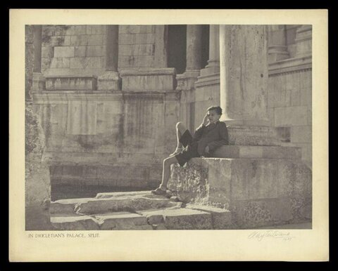 Boy Resting at Diocletian's Palace Split