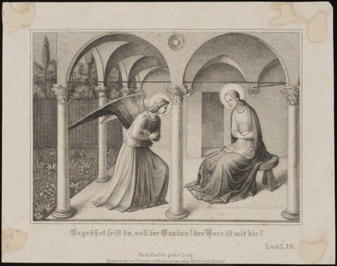 The Annunciation Biblical Engraving