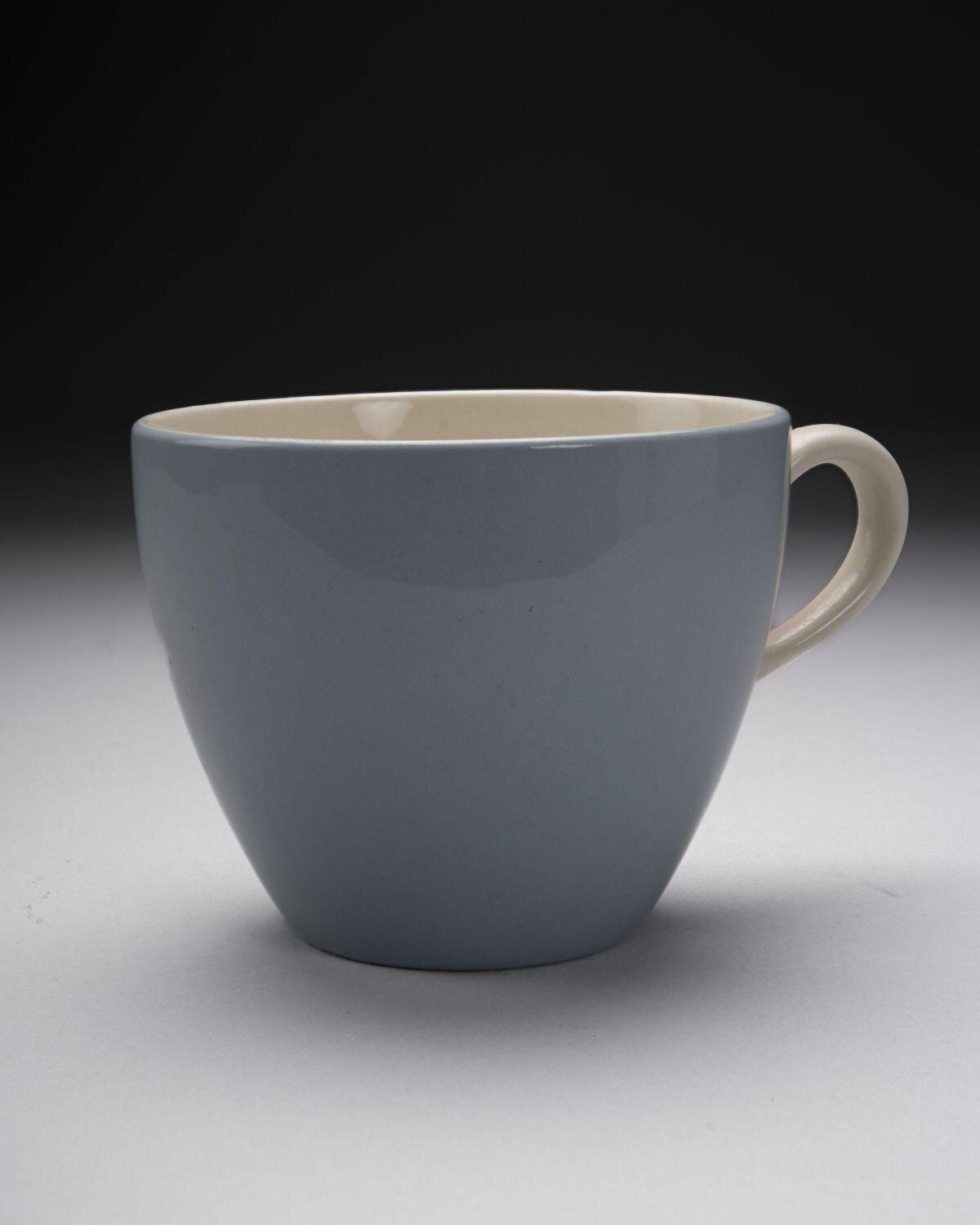 Light Blue Ceramic Coffee Cup