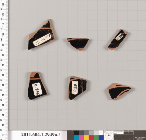 Six Ancient Pottery Shards