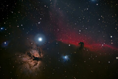 Horsehead Nebula Deep Space View