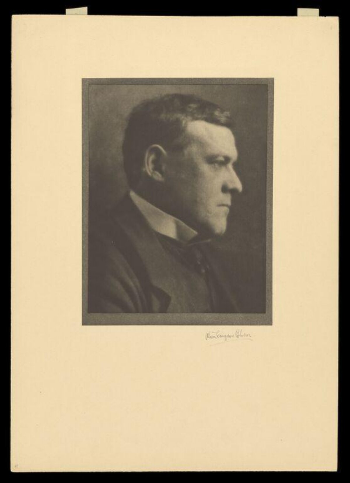 Antique Profile Portrait of a Man