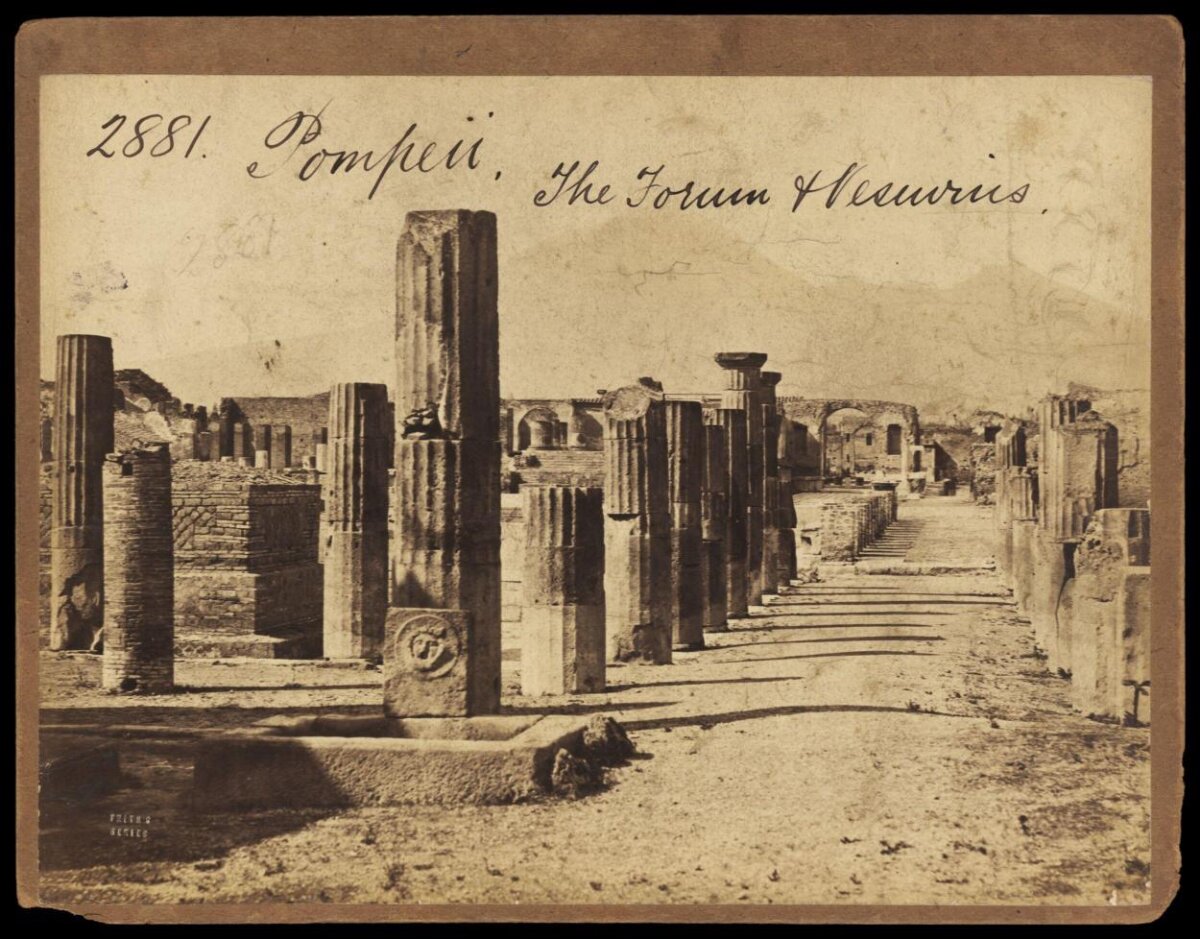 Pompeii Forum Vesuvius Ruins