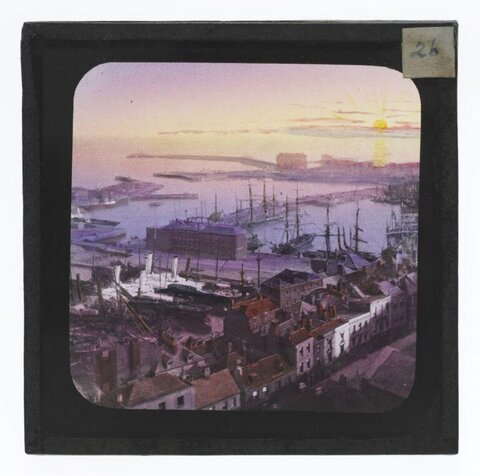 Sunset Over Harbor