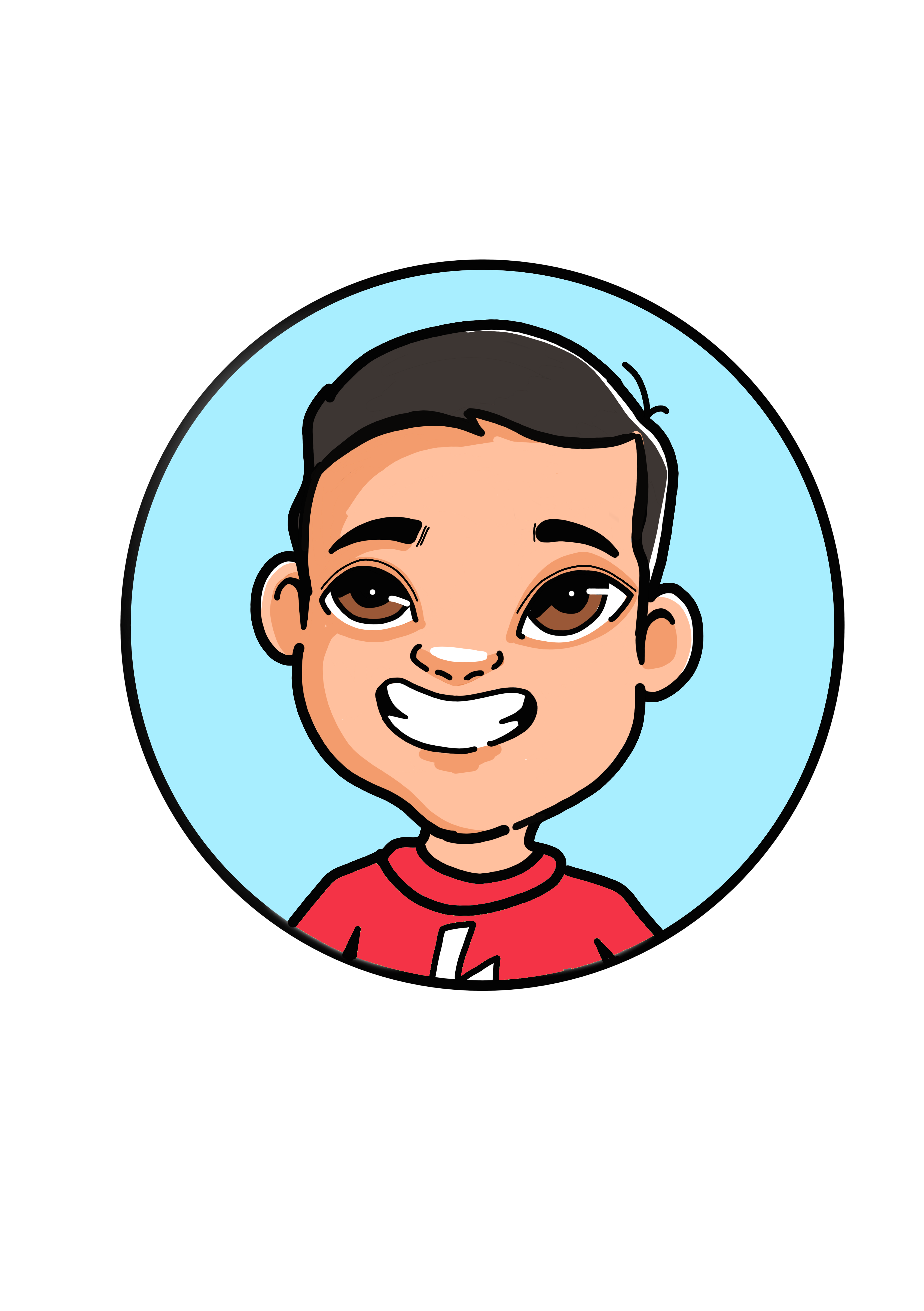 Cartoon Smiling Boy Avatar