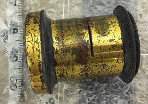 Vintage Antique Brass Camera Lens