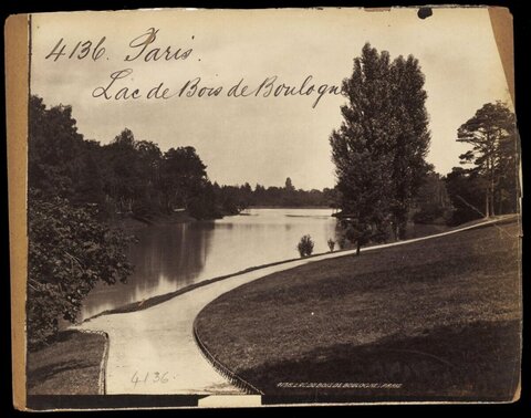 Bois de Boulogne Lake Paris