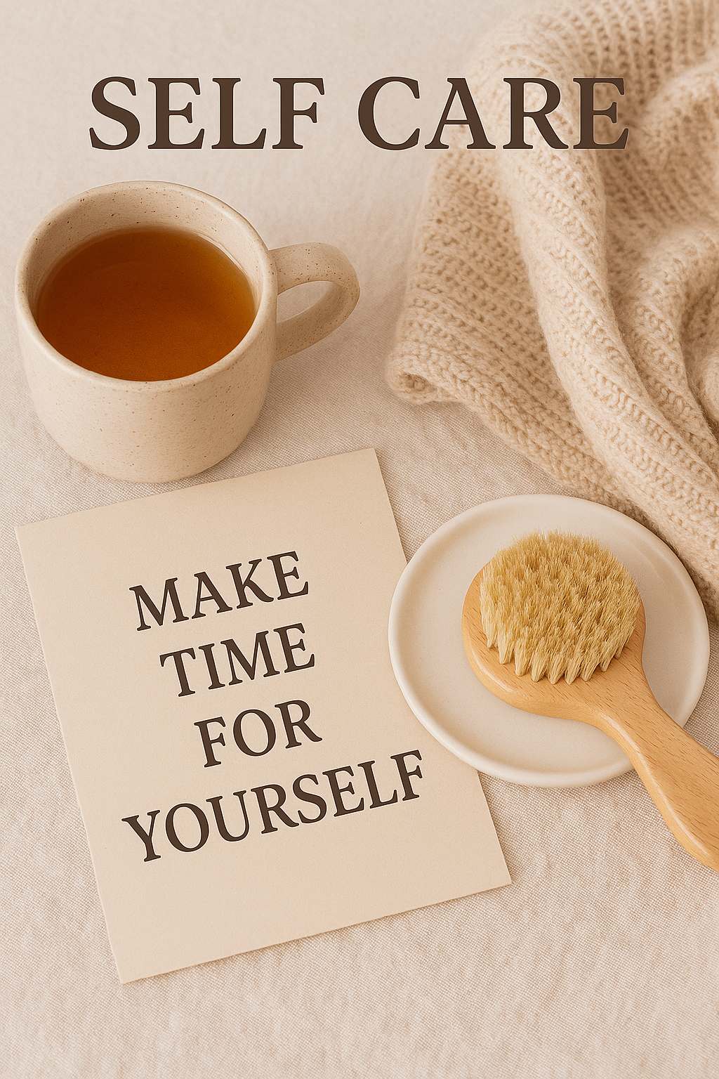 Aesthetic Self Care Flat Lay