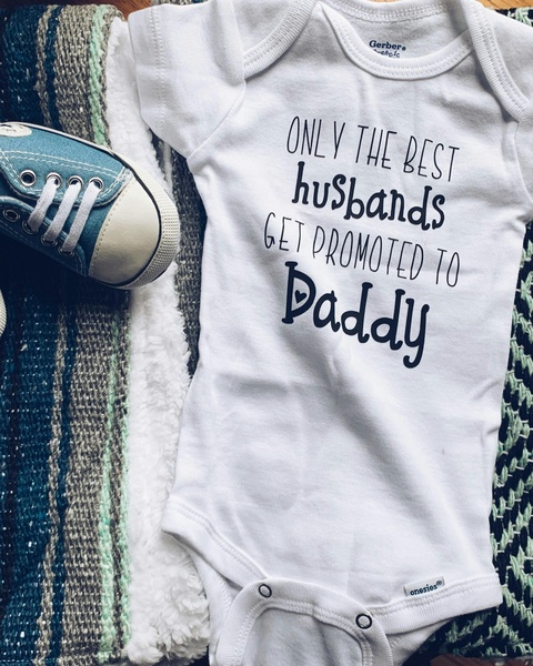Dad Pregnancy Announcement Baby Onesie