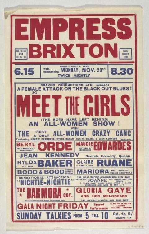 Empress Brixton Meet The Girls Poster