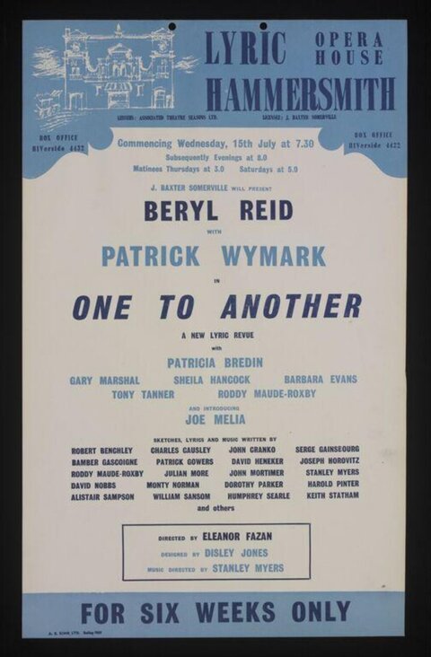 One to Another Revue Theatre Poster