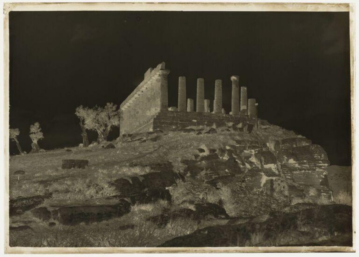 Ancient Temple Ruins on Hillside
