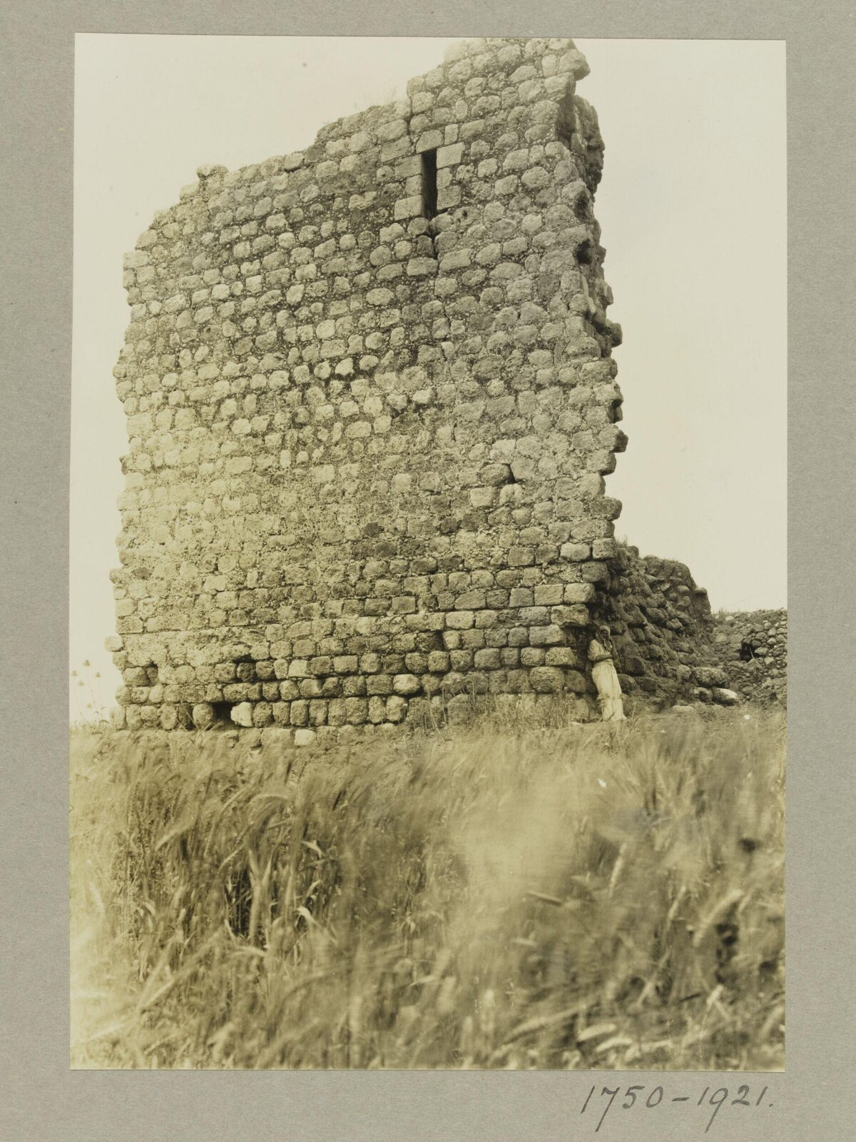 Ancient Stone Wall Ruin