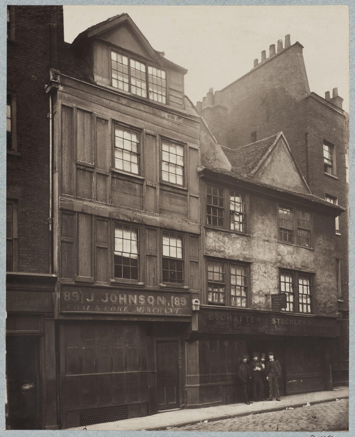 Old Victorian Street Storefronts