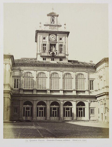 Vintage View of Quirinal Palace