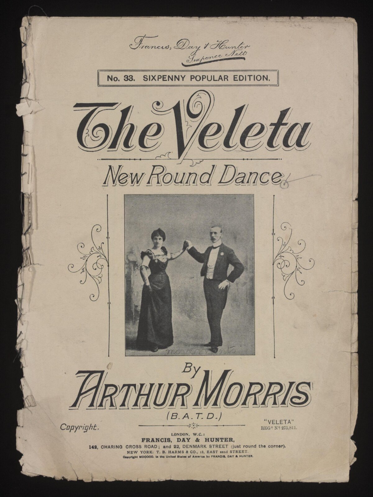 The Veleta Sheet Music Cover