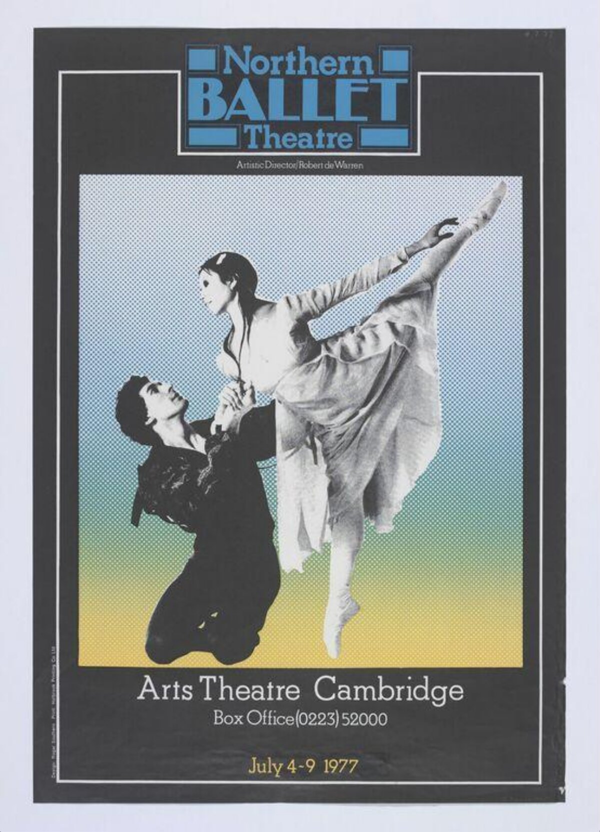 1977 Northern Ballet Performance Poster