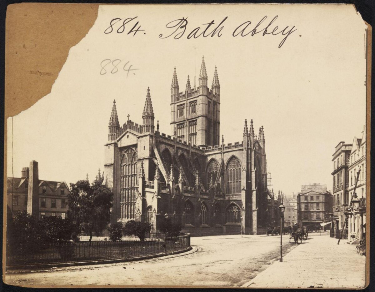 Vintage Photo of Bath Abbey