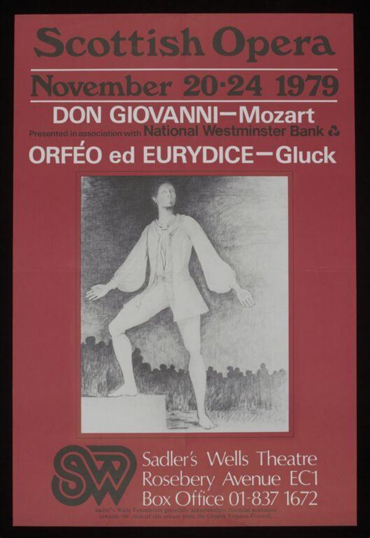 1979 Scottish Opera Performance Poster