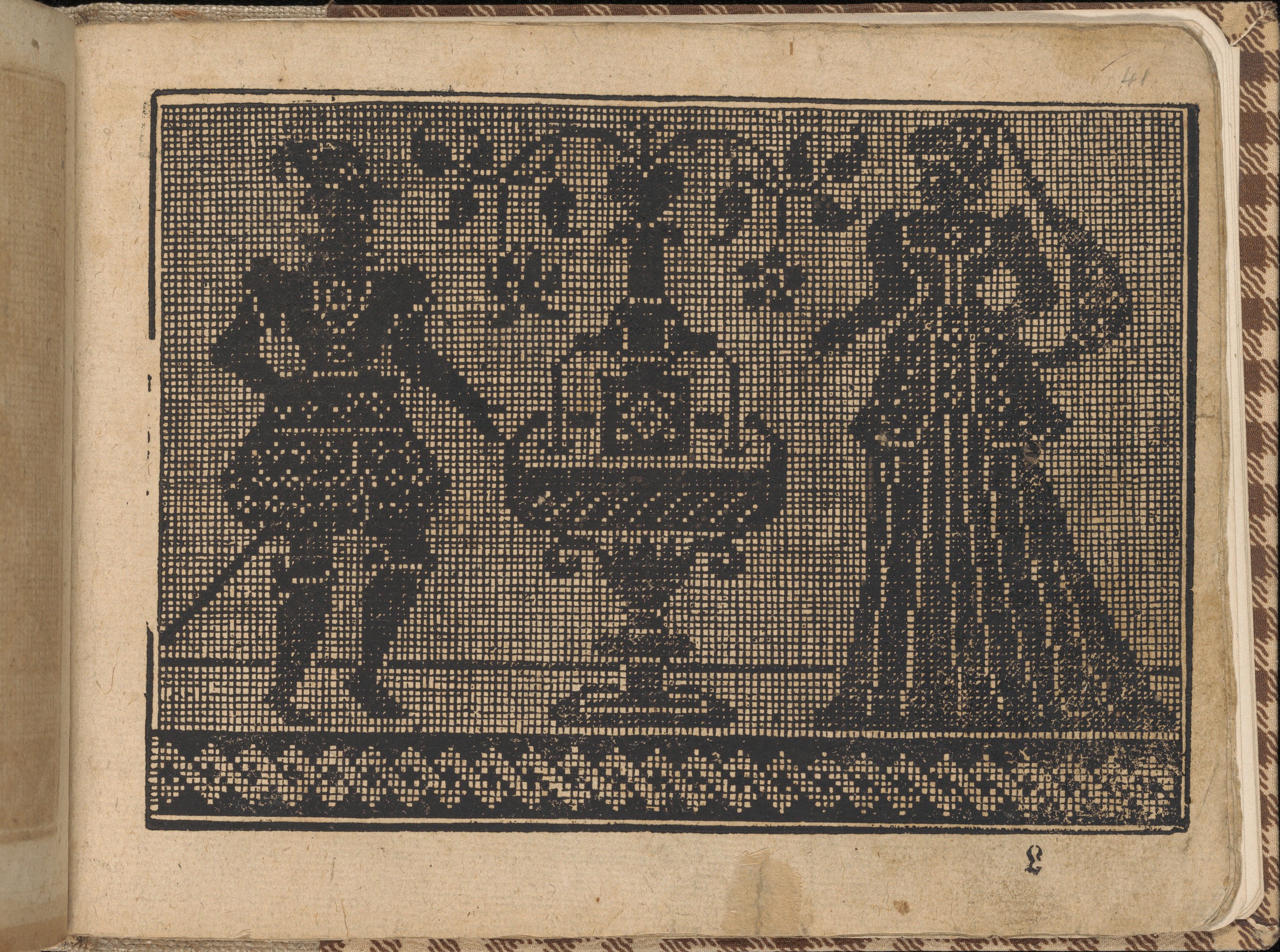 Antique Cross-stitch Figure Pattern